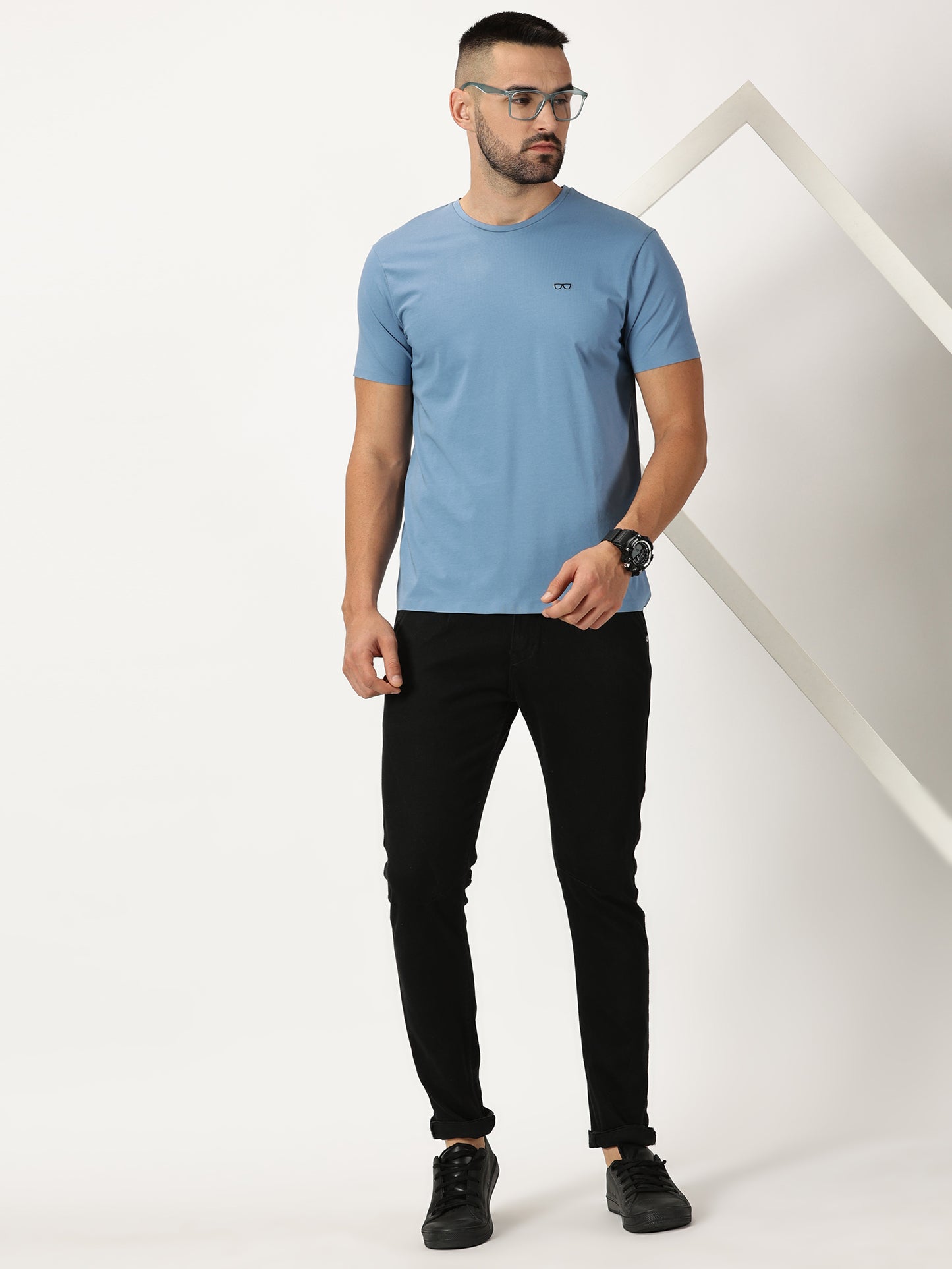 Spectacles Seamless Crew Neck T-shirt