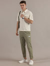 Relaxed Fit Green Trousers