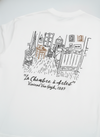 White Back Print Oversized TShirt