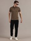 Chocolate Brown Polo Tshirt