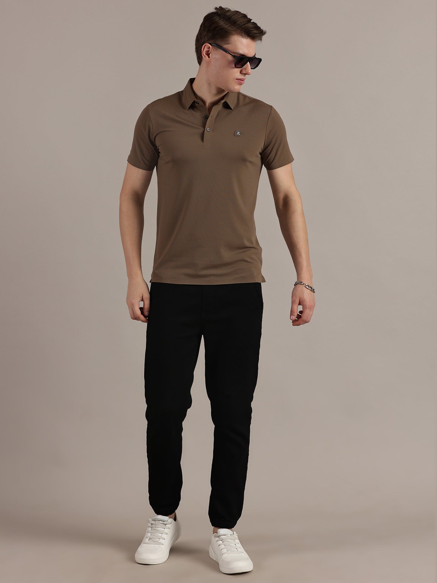 Chocolate Brown Polo Tshirt