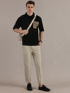 Straight Fit Summer Beige Trousers