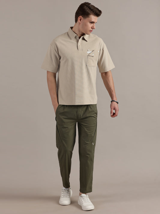 Beige Polo Tshirt