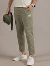 Relaxed Fit Green Trousers