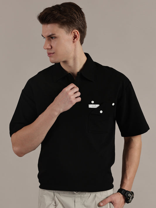 Black Polo Tshirt