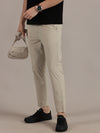 Straight Fit Summer Beige Trousers
