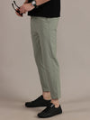 Straight Fit Summer Green Trousers