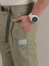 Relaxed Fit Green Trousers