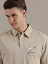 Beige Polo Tshirt