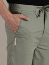 Straight Fit Summer Green Trousers