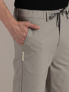 Straight Fit Summer Grey Trousers
