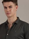 Olive Green Twill Seamless Shirt
