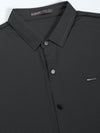 Grey Fine Textured Seamless Shirt