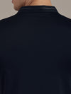 Navy Blue Twill Seamless Shirt