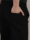 Relaxed Fit Black Travel Cargo