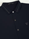 Navy Blue Twill Seamless Shirt