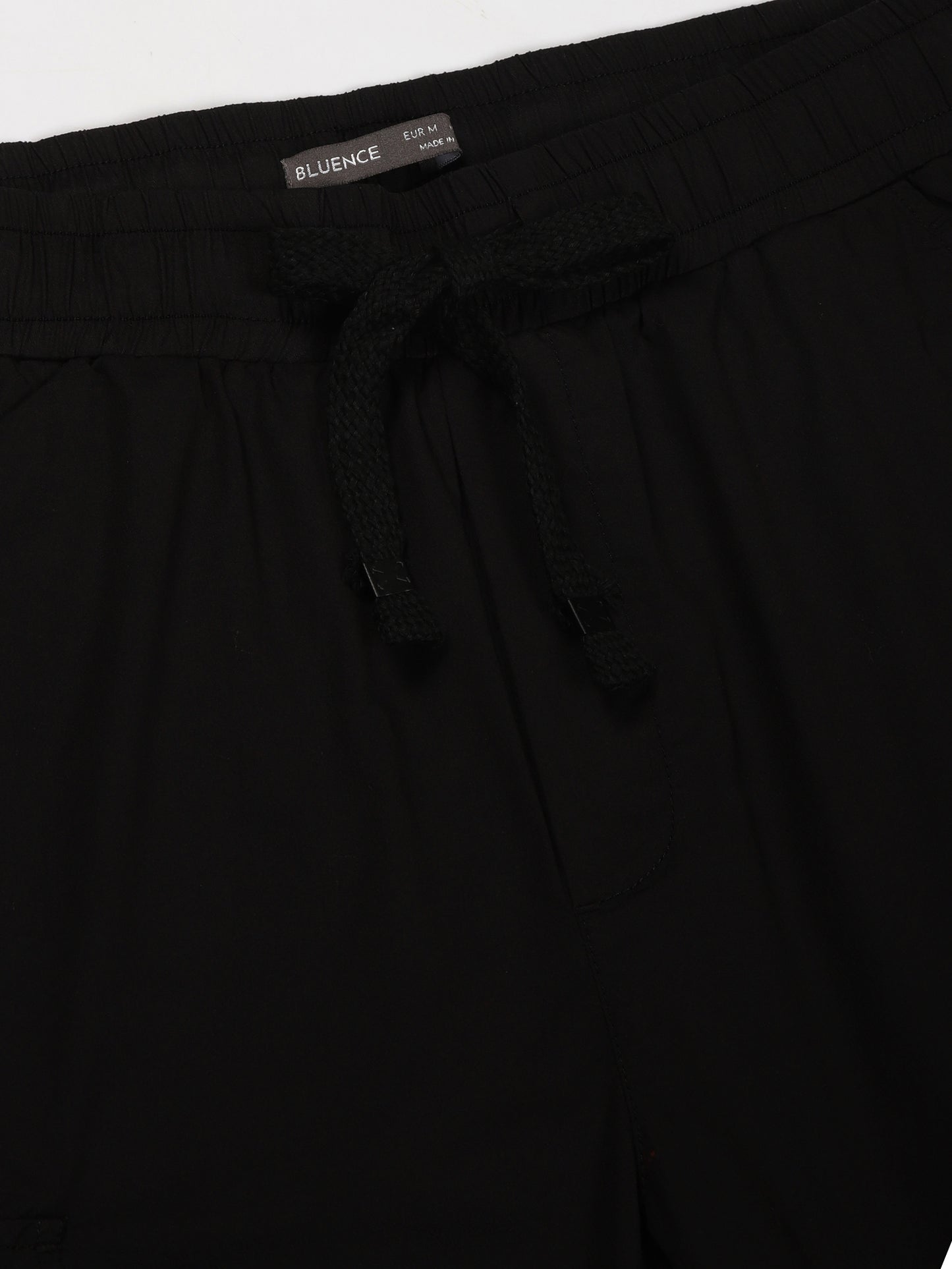 Relaxed Fit Black Cargo