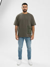 Army Green Oversized T-shirt