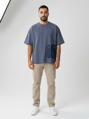 Blue Oversized T-shirt