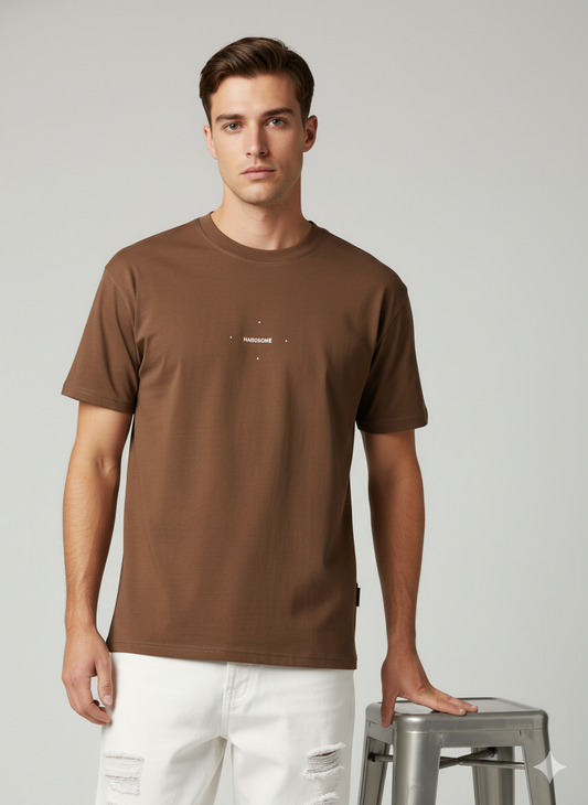 Brown Handsome Oversized T-shirt
