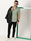 Italian Shirt Celadon Green