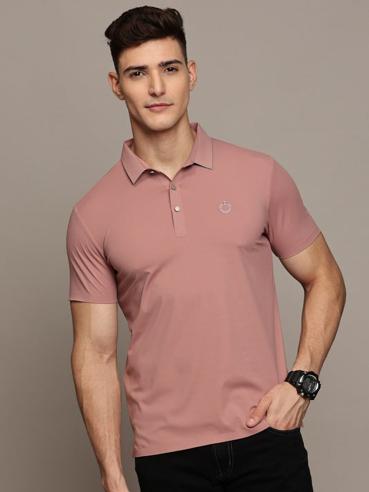 Dusty Pink Polo T-Shirt