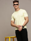 Yellow Seamless Crew Neck T-shirt