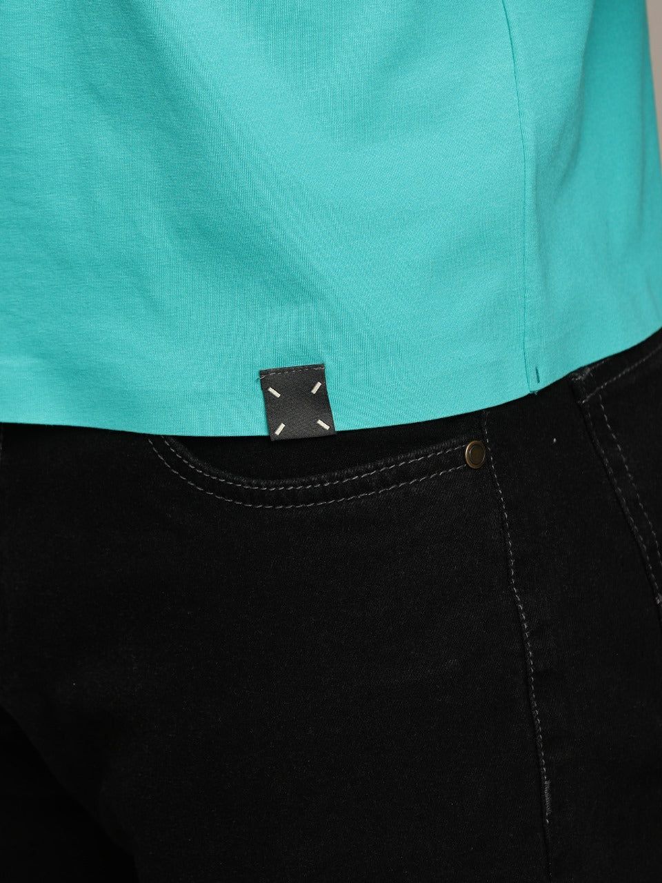 Green Seamless Crew Neck T-shirt