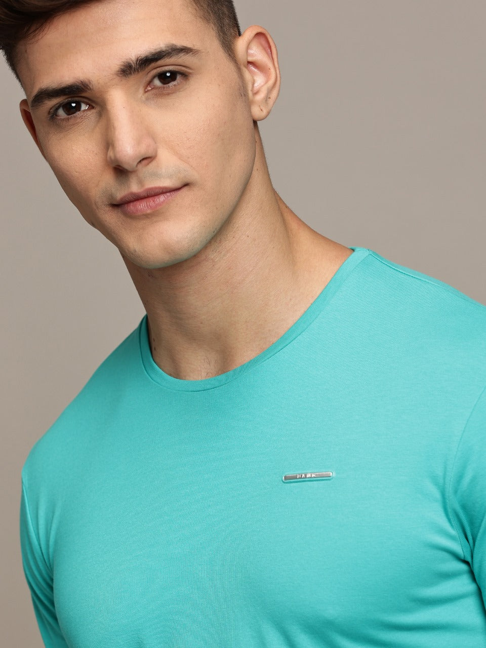 Green Seamless Crew Neck T-shirt
