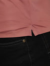 Dusty Pink Testured Polo Tshirt