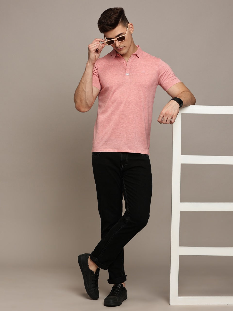 Shamray Pink Polo T-Shirt