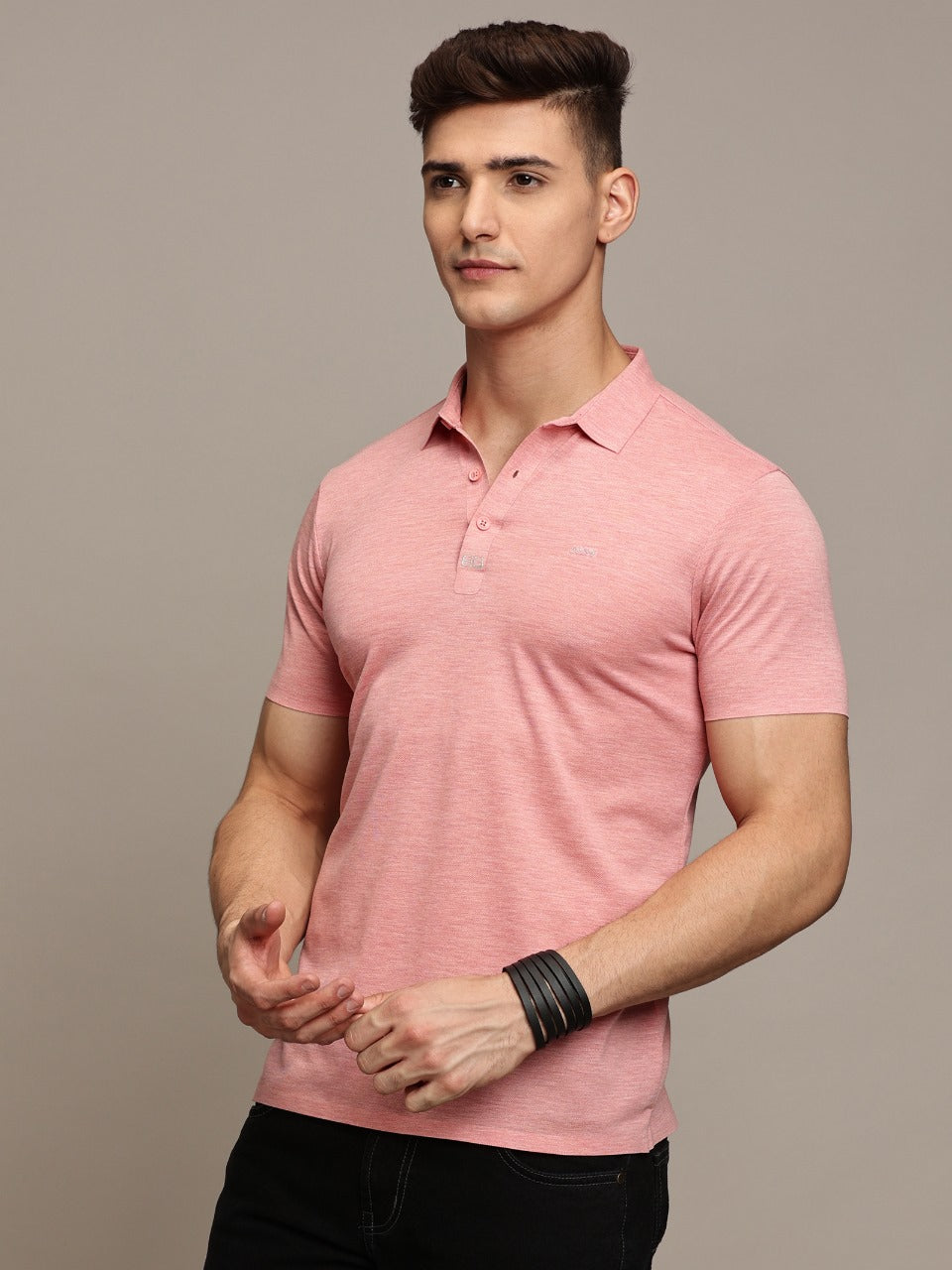 Shamray Pink Polo T-Shirt