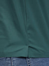 Olive Fine Testured Polo Tshirt