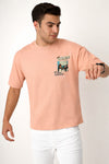 Peach Oversized Tshirt