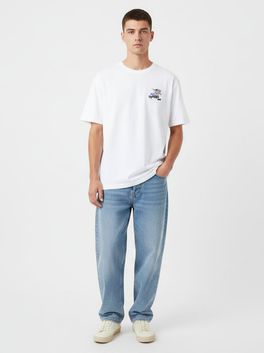 White Sponge Bob Oversized T-shirt