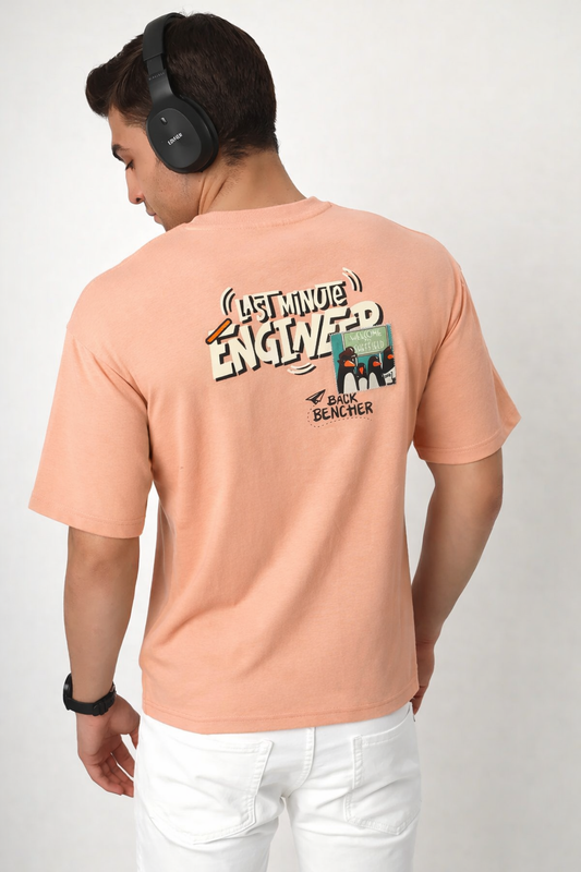 Peach Oversized Tshirt