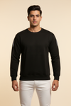Black Cut Style Sweatshirt
