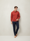 Raglan Polo Sweatshirt