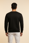 Black Cut Style Sweatshirt