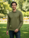 Forest Green Polo Sweatshirt