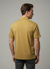 Mustard Zipper Polo T-shirt