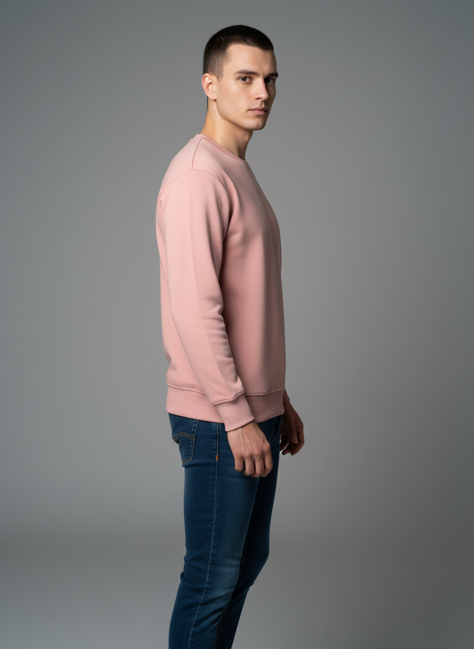 Pink Back Print Sweatshirt