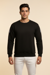 Black Cut Style Sweatshirt