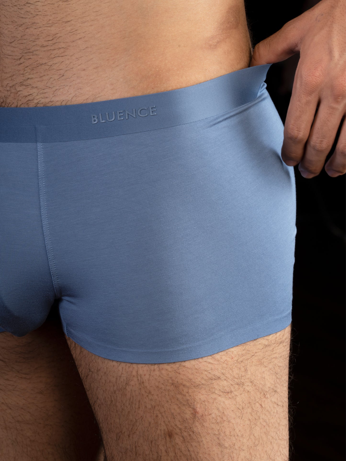 Seamless Men's Innerwear Blue De France