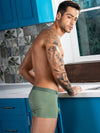 Seamless Men's innerwear Russian Green